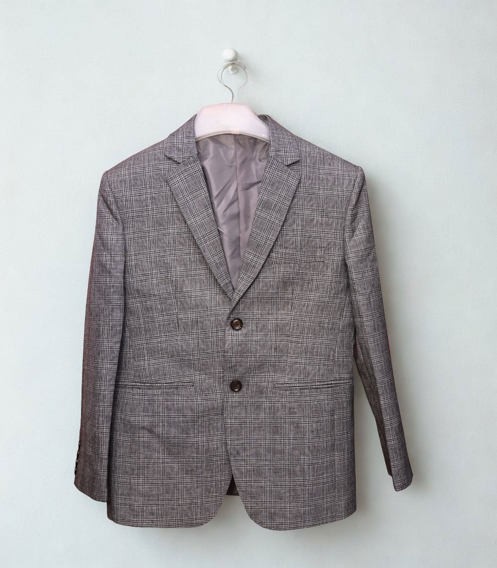gray-plaid-coat Gray Coat